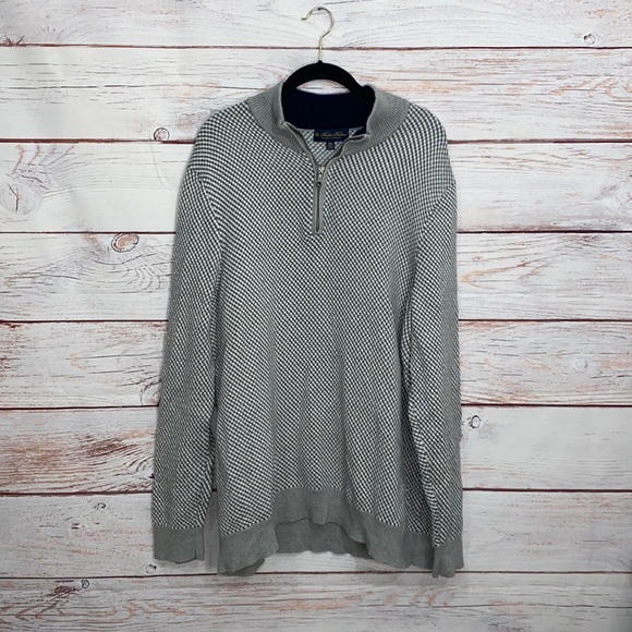 Brooks Brothers Other - Brooks Brothers Supima Cotton Quarter Zip Knit Sweater XXL